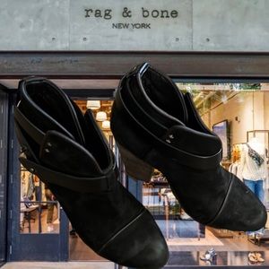 Rag and Bone Suede Leather Ankle Boots